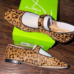 Sam Edelman Michaela Tan Leopard Flat size 8